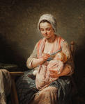 Mother Feeding her Child ("Le Devoir Maternee" or "La Bouille")