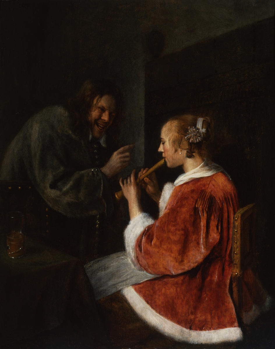 ノーマン・ロックウェル 陶器 The Music Lesson Vermeer music lesson hi-res stock photography and images - Alamy